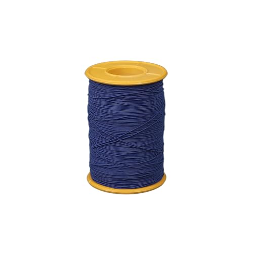1 Spule elastische Schnur elastisches Nähgarn blau dehnbarer Faden zum Nähen, Polstern von Aoktorkit