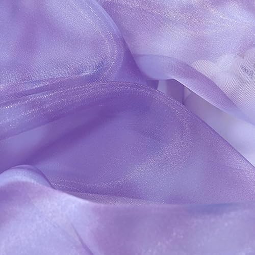 1 m schillernder Farbverlauf, Organza-Polyester-Stoff, 1,42 m, schillernder, holografischer Gaze-Stoff für Bühnenkostüm, Lila 1 m schillernder Farbverlauf, Organza-Polyester-Stoff, 1,42 m, schillernder, holografischer Gaze-Stoff für Bühnenkostüm, Lila von Aoktorkit