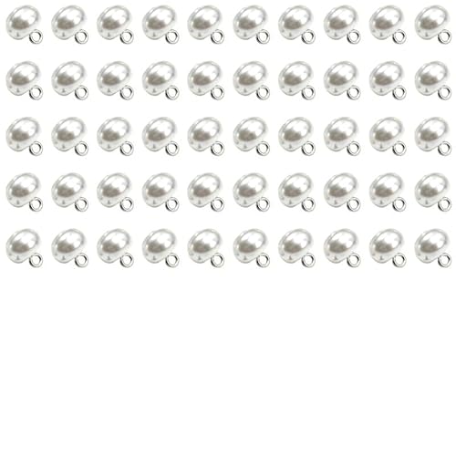 30 glänzende Perlen-Nähknöpfe, 8 mm, Perlen-Dekorationsknöpfe mit Schaft für Handwerk, Pullover, Hemd 30 glänzende Perlen-Nähknöpfe, 8 mm, Perlen-Dekorationsknöpfe mit Schaft für Handwerk, Pullover, Hemd von Aoktorkit
