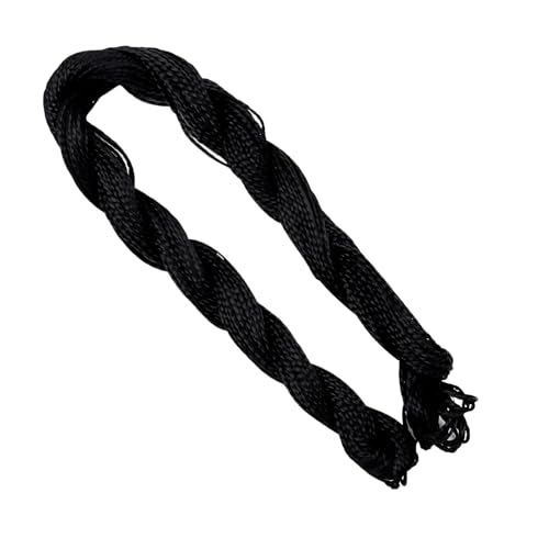 5 x 12 m Nylon-Nähgarn, schwarz, Nähgarn zum Nähen, Polstern von Aoktorkit