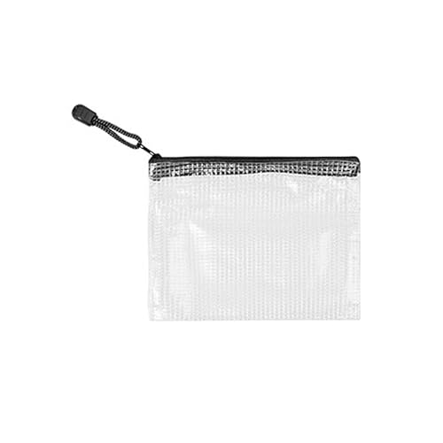 5 x Kunststoff-Dokumententaschen mit Reißverschluss, 22 x 11 cm, Netzstoff, Dokumentenmappen, Druckverschlussbeutel für Schule, Büro, Schwarz 5 x Kunststoff-Dokumententaschen mit Reißverschluss, 22 x 11 cm, Netzstoff, Dokumentenmappen, Druckverschlussbeutel für Schule, Büro, Schwarz von Aoktorkit