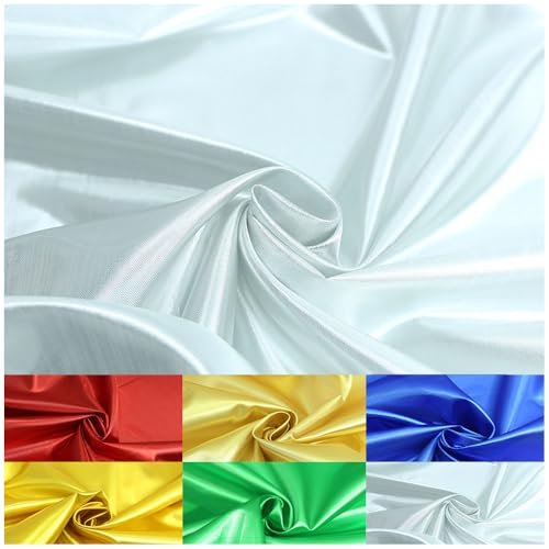 Doppelseitiger Polyesterstoff, 150 cm x 1 m, silberfarbenes Polyester, seidiger Satin-Stoff für Bühnenkostüm, Performance-Kostüm Doppelseitiger Polyesterstoff, 150 cm x 1 m, silberfarbenes Polyester, seidiger Satin-Stoff für Bühnenkostüm, Performance-Kostüm von Aoktorkit