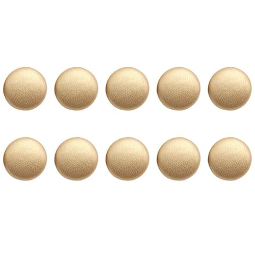 Knöpfe mit Lederbezug, rund, goldfarben, 20 mm, mit Schaft, für Kleidung, Nähen, DIY-Projekte, Schwarz, 10 Stück Knöpfe mit Lederbezug, rund, goldfarben, 20 mm, mit Schaft, für Kleidung, Nähen, DIY-Projekte, Schwarz, 10 Stück von Aoktorkit