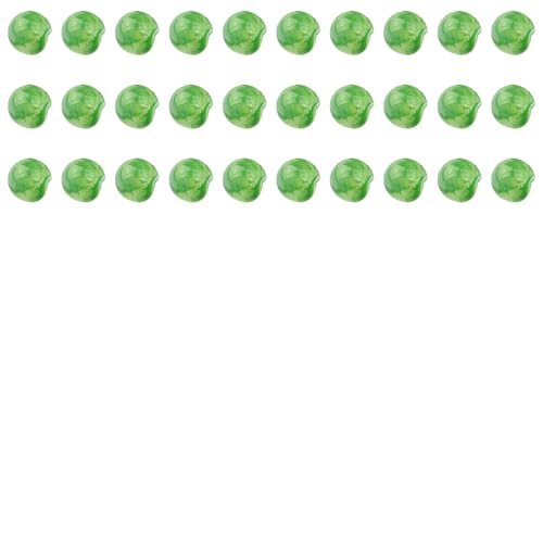 Nähknöpfe aus Kunstharz, rund, 10 mm, für Kleidung, Nähen, DIY-Projekte, Grün, 30 Stück von Aoktorkit