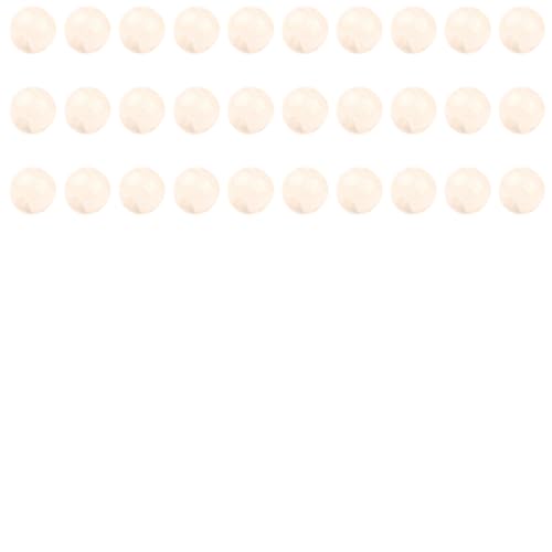 Nähknöpfe aus Kunstharz, rund, für Kleidung, Nähen, DIY-Projekte, Beige, 30 Stück von Aoktorkit