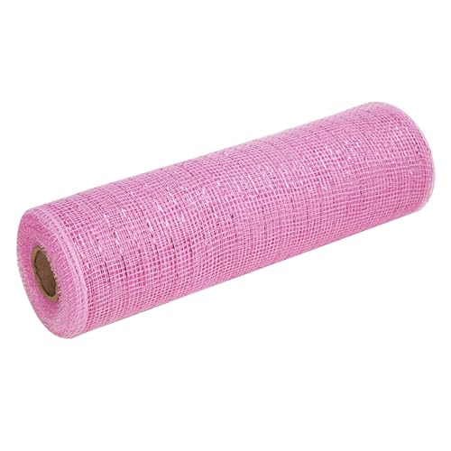 PP-Glitzer-Netzrolle, Metallfolien-Netzband, Glitzer-Tüll-Stoffrolle für Bastelarbeiten, Geschenkverpackungen, 26 cm x 9,1 m, Hellrosa PP-Glitzer-Netzrolle, Metallfolien-Netzband, Glitzer-Tüll-Stoffrolle für Bastelarbeiten, Geschenkverpackungen, 26 cm x 9,1 m, Hellrosa von Aoktorkit