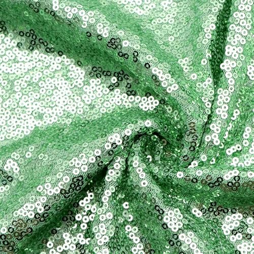 Pailletten-Mesh-Stoff, 50 cm, grasgrün, Polsterstoff mit Pailletten, 1,3 m, glitzernd, glitzernd, Stoff für Glitzerkleidung, DIY-Dekoration Pailletten-Mesh-Stoff, 50 cm, grasgrün, Polsterstoff mit Pailletten, 1,3 m, glitzernd, glitzernd, Stoff für Glitzerkleidung, DIY-Dekoration von Aoktorkit