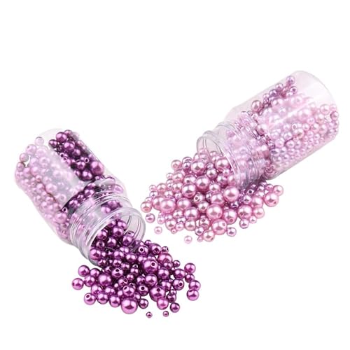 Perlen zum Basteln, runde lose Perlen für Armbänder, Halsketten, Dekoration, 3–8 mm, Hellviolett und Dunkelviolett, 2 Flaschen, 1040 Stück Perlen zum Basteln, runde lose Perlen für Armbänder, Halsketten, Dekoration, 3–8 mm, Hellviolett und Dunkelviolett, 2 Flaschen, 1040 Stück von Aoktorkit