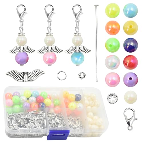 AolKee 50 Sets schutzengel schlüsselanhänger, schlüsselanhänger selber machen, engel basteln perlen setfür DIY Hochzeit Gefälligkeiten Baby Dusche Schlüsselanhänger Handwerk AolKee 50 Sets schutzengel schlüsselanhänger, schlüsselanhänger selber machen, engel basteln perlen setfür DIY Hochzeit Gefälligkeiten Baby Dusche Schlüsselanhänger Handwerk von AolKee