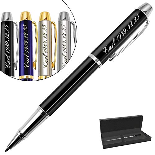 Aolun Personalisierter Kugelschreiber-Gravur Kugelschreiber mit Namen, Text oder Logo,tolle Geburtstag, Hochzeit, Jubiläum Geschenk-Encre noire et 0.7mm Aolun Personalisierter Kugelschreiber-Gravur Kugelschreiber mit Namen, Text oder Logo,tolle Geburtstag, Hochzeit, Jubiläum Geschenk-Encre noire et 0.7mm von Aolun