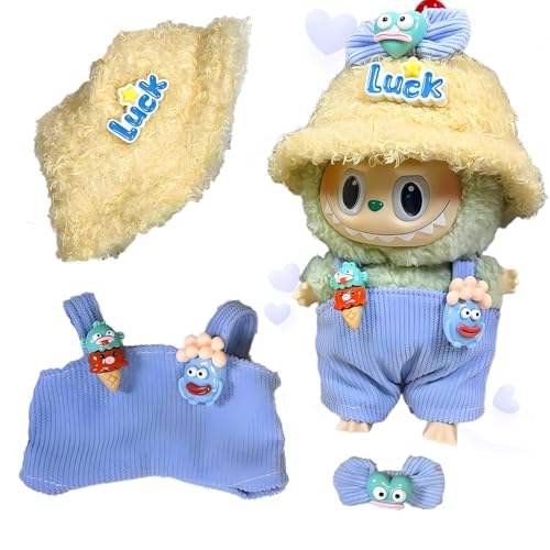 Aomantic Sarl La-bu kleidung, La-bu Kuscheltier Kleidung, La-bu Plush Pullover, La-bu Kleidung für Puppe, La-bu Puppen Pullover, La-bu Plüsch puppen Outfit, Plüsch Pullover Bekleidung, für La-bu Puppe von Aomantic Sarl