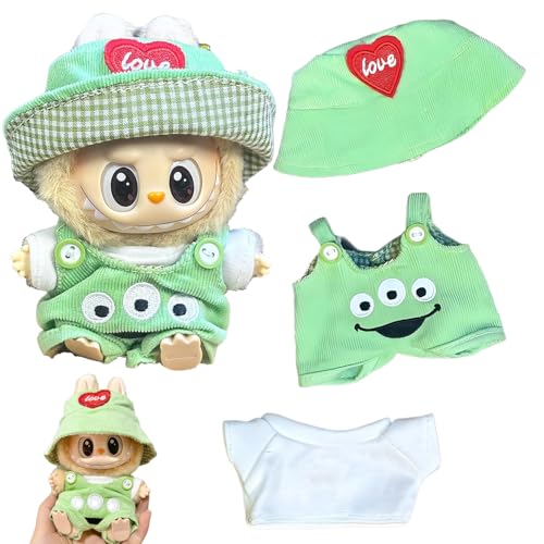 Aomantic Sarl La-bu kleidung, La-bu Kuscheltier Kleidung, La-bu Plush Pullover, La-bu Kleidung für Puppe, La-bu Puppen Pullover, Plüsch puppen Outfit, Plüsch Pullover Bekleidung, für 17 cm La-bu Puppe von Aomantic Sarl