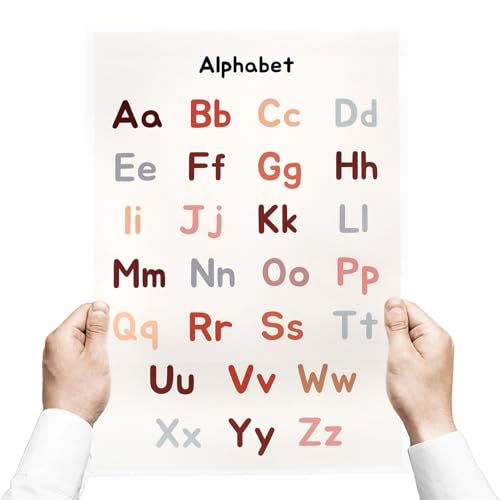 Aomhrek ABC-Poster für Kinderzimmer, Alphabetposter für Kinder, Alphabetposter für Mädchen und Jungen, Buchstaben zum Lernen, für Kindergärten Aomhrek ABC-Poster für Kinderzimmer, Alphabetposter für Kinder, Alphabetposter für Mädchen und Jungen, Buchstaben zum Lernen, für Kindergärten von Aomhrek