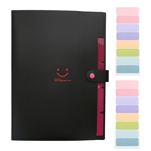 Aomhrek A4 Dokumentenmappe mit 5 Fächern, Anti-Rutsch-Verschluss, Verstärkt, A4, 32,5*24 cm Aomhrek A4 Dokumentenmappe mit 5 Fächern, Anti-Rutsch-Verschluss, Verstärkt, A4, 32,5*24 cm von Aomhrek