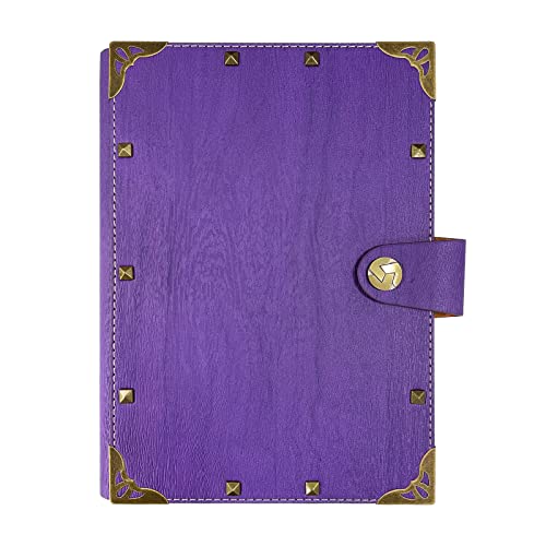 Notizbuch A5 Tagebuch für Erwachsene Journal Ringbuch A5 Nachfüllbar Notizbuch vintage Leder mit Nieten 110 sheets paper Verfügbar als Skizzenbuch Reisetagebuch ideal Geschenk von Aomiduo