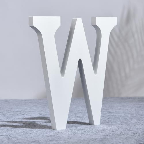 AOOLADA 25,4 cm Holzbuchstabe W für Wanddekoration, große weiße Holz-Buchstaben für DIY Handwerk und Hochzeit Geburtstag Party Dekoration, bemalbare stehende Alphabet-Buchstaben AOOLADA 25,4 cm Holzbuchstabe W für Wanddekoration, große weiße Holz-Buchstaben für DIY Handwerk und Hochzeit Geburtstag Party Dekoration, bemalbare stehende Alphabet-Buchstaben von Aoolada