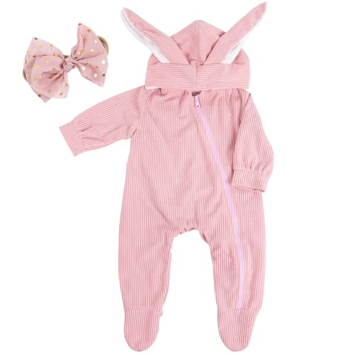 Aori Reborn Babypuppen-Kleidung 55,9 cm schönes rosa Outfit für 50,8 - 55,9 cm Real Life Reborn Girl Puppe 4-teiliges Bekleidungsset Aori Reborn Babypuppen-Kleidung 55,9 cm schönes rosa Outfit für 50,8 - 55,9 cm Real Life Reborn Girl Puppe 4-teiliges Bekleidungsset von Aori