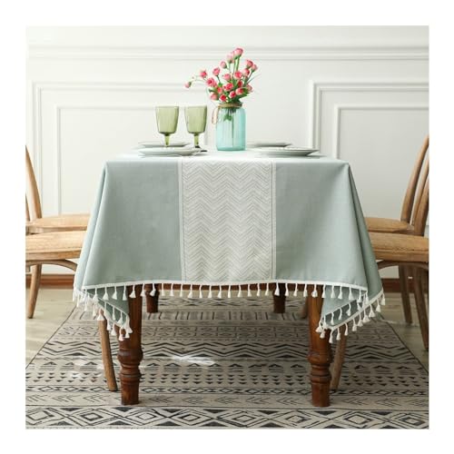 Aotiwe Table Cloth Modern, Tischdecke Modern Wellenmuster Table Cloth Large Grün Tischdecke Garten Klein Polyester 110x170cm Aotiwe Table Cloth Modern, Tischdecke Modern Wellenmuster Table Cloth Large Grün Tischdecke Garten Klein Polyester 110x170cm von Aotiwe