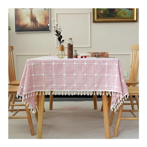 Aotiwe Tischtuch Abwaschbar, Tischdecke Hochzeit Deko Karomuster Tischdeko Boho Outdoor Fleisch Rosa Tischdecke Abwaschbar Outdoor Polyester 100x160cm Aotiwe Tischtuch Abwaschbar, Tischdecke Hochzeit Deko Karomuster Tischdeko Boho Outdoor Fleisch Rosa Tischdecke Abwaschbar Outdoor Polyester 100x160cm von Aotiwe