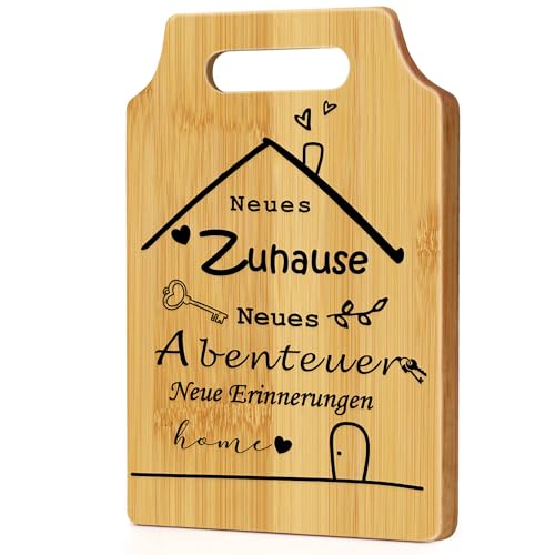 Einzugsgeschenke Wohnung - Bambus Schneidebrett Geschenk zum Einzug, Einzugsgeschenke Haus, Richtfestgeschenk, Neues Zuhause Neues Haus Neue Wohnung Hauskauf Geschenke Einzugsgeschenke Wohnung - Bambus Schneidebrett Geschenk zum Einzug, Einzugsgeschenke Haus, Richtfestgeschenk, Neues Zuhause Neues Haus Neue Wohnung Hauskauf Geschenke von Aottom