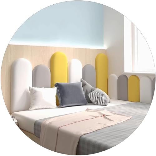 Abziehen und Aufkleben des Kopfteils, 3D-Antikollisions-Polster-Wandpaneel, Selbstklebender Schwammaufkleber für das Schlafzimmer zu Hause Abziehen und Aufkleben des Kopfteils, 3D-Antikollisions-Polster-Wandpaneel, Selbstklebender Schwammaufkleber für das Schlafzimmer zu Hause von Aouoeeo