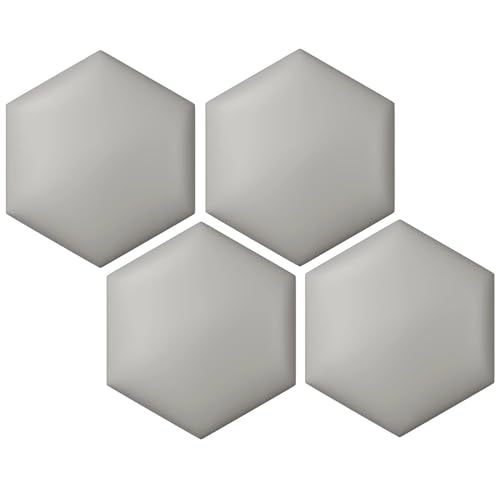 Aouoeeo 3D-gepolsterte Wandpaneele, 2er-/3er-Pack, Selbstklebende, dekorative, sechseckige Antikollisions-Kopfteilpolsterung für Kinderzimmer und Wohnzimmer von Aouoeeo