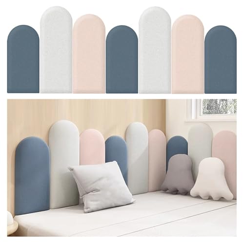 Gepolsterte Wandpaneele, oval, 3D-Antikollisionsaufkleber für Kinder, zum Abziehen und Aufkleben, Kopfteil-Dekor, modernes selbstklebendes Kissen für Zimmer Gepolsterte Wandpaneele, oval, 3D-Antikollisionsaufkleber für Kinder, zum Abziehen und Aufkleben, Kopfteil-Dekor, modernes selbstklebendes Kissen für Zimmer von Aouoeeo