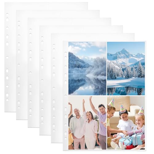 Aoyfuwell 30 Stk Fotohüllen DIN A4, 240 Taschen A4 Postkartenhüllen, Transparent Sammelhüllen, Klarsichthüllen Foto Hüllen für A4 2/3/4 Ringbuch, Fotosichthüllen, 4 Taschen Foto Seitenschutz Aoyfuwell 30 Stk Fotohüllen DIN A4, 240 Taschen A4 Postkartenhüllen, Transparent Sammelhüllen, Klarsichthüllen Foto Hüllen für A4 2/3/4 Ringbuch, Fotosichthüllen, 4 Taschen Foto Seitenschutz von Aoyfuwell