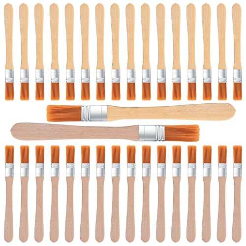 Aoyfuwell40 Stück Malerpinsel Set, Flachpinsel Lackierpinsel mit Holzgriff, Nylonborsten Farbe Streichen Pinselset, Lasurpinsel für Farben Streichen Beizen Lacke Malerei Pinsel Aoyfuwell40 Stück Malerpinsel Set, Flachpinsel Lackierpinsel mit Holzgriff, Nylonborsten Farbe Streichen Pinselset, Lasurpinsel für Farben Streichen Beizen Lacke Malerei Pinsel von Aoyfuwell