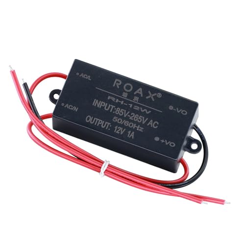 AC/DC-Wandler Abwärtsnetzteilmodul AC85-265V auf DC 5V 9V 12V 24V Step-Down-Netzteil 2A/1,3A/1A/0,5A Reglerplatine Netzteil mit höherer Stabilität (9V/1.3A) von Aoyygg