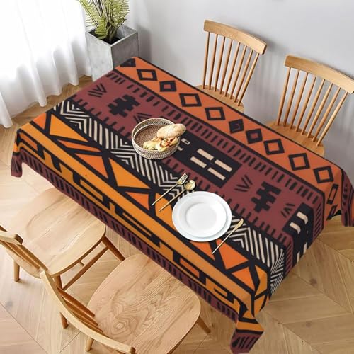 Tischdecke Abwaschbar Afrikanische Ethnizität Outdoor Rechteckig 140x350 cm 3D Tischdecken Retro-Geometrie, Tischtuch Ornamente Polyester Gartentischdecke 350x140 Tischwäsche Wetterfest a-6869 Tischdecke Abwaschbar Afrikanische Ethnizität Outdoor Rechteckig 140x350 cm 3D Tischdecken Retro-Geometrie, Tischtuch Ornamente Polyester Gartentischdecke 350x140 Tischwäsche Wetterfest a-6869 von Aozhiswe