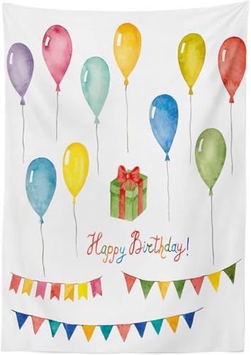 Tischdecke Abwaschbar Alles Gute Zum Geburtstag Outdoor Quadratisch 90x90 cm 3D Tischdecken Bunte Luftballons und Flaggen, Tischtuch Ornamente Gartentischdecke 90 x 90 Tischwäsche a-6801 Tischdecke Abwaschbar Alles Gute Zum Geburtstag Outdoor Quadratisch 90x90 cm 3D Tischdecken Bunte Luftballons und Flaggen, Tischtuch Ornamente Gartentischdecke 90 x 90 Tischwäsche a-6801 von Aozhiswe