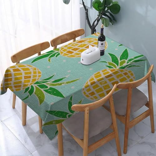 Tischdecke Abwaschbar Ananas Outdoor Quadratisch 100x100 cm 3D Tischdecken Tropische Früchte, Tischtuch Ornamente Polyester Gartentischdecke 100 x 100 Tischwäsche Wetterfest a-6792 Tischdecke Abwaschbar Ananas Outdoor Quadratisch 100x100 cm 3D Tischdecken Tropische Früchte, Tischtuch Ornamente Polyester Gartentischdecke 100 x 100 Tischwäsche Wetterfest a-6792 von Aozhiswe