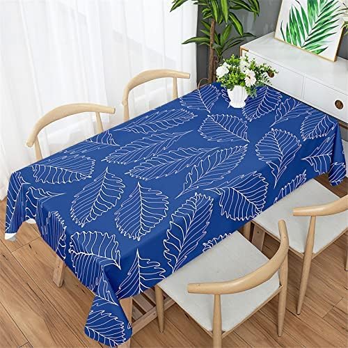 Tischdecke Abwaschbar Blätter Outdoor Quadratisch 90x90 cm 3D Tischdecken Blaue Pflanzen, Tischtuch Ornamente Polyester Gartentischdecke 90 x 90 Tischwäsche Wetterfest a-2551 Tischdecke Abwaschbar Blätter Outdoor Quadratisch 90x90 cm 3D Tischdecken Blaue Pflanzen, Tischtuch Ornamente Polyester Gartentischdecke 90 x 90 Tischwäsche Wetterfest a-2551 von Aozhiswe