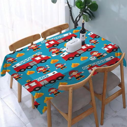 Tischdecke Abwaschbar Cartoon-Feuerwehrauto Outdoor Rechteckig 140x350 cm 3D Tischdecken Jungen und Mädchen, Tischtuch Ornamente Polyester Gartentischdecke 350x140 Tischwäsche Wetterfest a-7299 Tischdecke Abwaschbar Cartoon-Feuerwehrauto Outdoor Rechteckig 140x350 cm 3D Tischdecken Jungen und Mädchen, Tischtuch Ornamente Polyester Gartentischdecke 350x140 Tischwäsche Wetterfest a-7299 von Aozhiswe