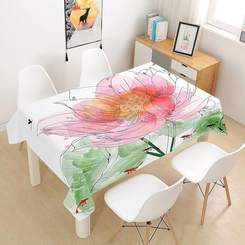 Tischdecke Abwaschbar Chinesischer Stil Quadratisch 90x90 cm 3D Tischdecken Flowerblume, Tischtuch Ornamente Polyester Gartentischdecke 90 x 90 Tischwäsche Küche Party a-701 Tischdecke Abwaschbar Chinesischer Stil Quadratisch 90x90 cm 3D Tischdecken Flowerblume, Tischtuch Ornamente Polyester Gartentischdecke 90 x 90 Tischwäsche Küche Party a-701 von Aozhiswe