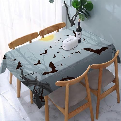 Tischdecke Abwaschbar Fledermaus Outdoor Quadratisch 90x90 cm 3D Tischdecken Halloween, Tischtuch Ornamente Polyester Gartentischdecke 90 x 90 Tischwäsche Wetterfest a-6891 Tischdecke Abwaschbar Fledermaus Outdoor Quadratisch 90x90 cm 3D Tischdecken Halloween, Tischtuch Ornamente Polyester Gartentischdecke 90 x 90 Tischwäsche Wetterfest a-6891 von Aozhiswe