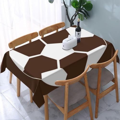 Tischdecke Abwaschbar Fußball Outdoor Quadratisch 90x90 cm 3D Tischdecken Retro-Kaffee, Tischtuch Ornamente Polyester Gartentischdecke 90 x 90 Tischwäsche Wetterfest a-2691 Tischdecke Abwaschbar Fußball Outdoor Quadratisch 90x90 cm 3D Tischdecken Retro-Kaffee, Tischtuch Ornamente Polyester Gartentischdecke 90 x 90 Tischwäsche Wetterfest a-2691 von Aozhiswe
