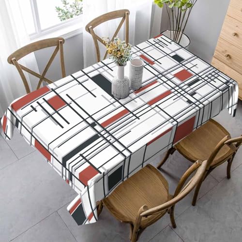 Tischdecke Abwaschbar Geometrische Streifen Outdoor Rechteckig 140x350 cm 3D Tischdecken Abstrakt, Tischtuch Ornamente Polyester Gartentischdecke 350x140 Tischwäsche Wetterfest a-5869 Tischdecke Abwaschbar Geometrische Streifen Outdoor Rechteckig 140x350 cm 3D Tischdecken Abstrakt, Tischtuch Ornamente Polyester Gartentischdecke 350x140 Tischwäsche Wetterfest a-5869 von Aozhiswe