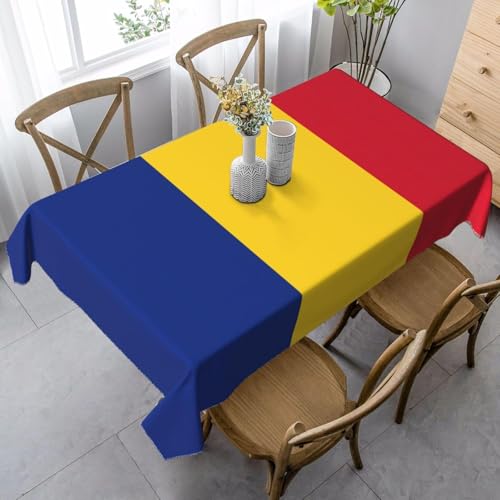 Tischdecke Abwaschbar Gestreift Rechteckig 100x140 cm 3D Tischdecken Rumänien Flagge, Tischtuch Ornamente Polyester Gartentischdecke 140x100 Tischwäsche Küche Party a-633 Tischdecke Abwaschbar Gestreift Rechteckig 100x140 cm 3D Tischdecken Rumänien Flagge, Tischtuch Ornamente Polyester Gartentischdecke 140x100 Tischwäsche Küche Party a-633 von Aozhiswe