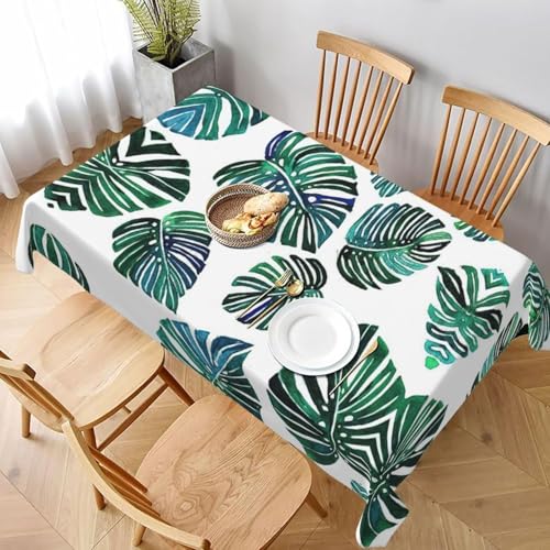 Tischdecke Abwaschbar Grüne Pflanzen Outdoor Rechteckig 140x280 cm 3D Tischdecken Monstera, Tischtuch Ornamente Polyester Gartentischdecke 280x140 Tischwäsche Wetterfest a-7377 Tischdecke Abwaschbar Grüne Pflanzen Outdoor Rechteckig 140x280 cm 3D Tischdecken Monstera, Tischtuch Ornamente Polyester Gartentischdecke 280x140 Tischwäsche Wetterfest a-7377 von Aozhiswe