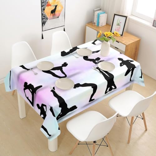 Tischdecke Abwaschbar Gymnastik und Yoga Outdoor Quadratisch 100x100 cm 3D Tischdecken Mädchen, Tischtuch Ornamente Polyester Gartentischdecke 100 x 100 Tischwäsche Wetterfest a-6762 Tischdecke Abwaschbar Gymnastik und Yoga Outdoor Quadratisch 100x100 cm 3D Tischdecken Mädchen, Tischtuch Ornamente Polyester Gartentischdecke 100 x 100 Tischwäsche Wetterfest a-6762 von Aozhiswe