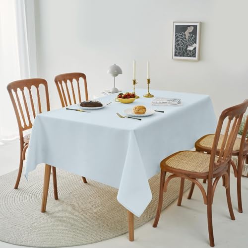 Tischdecke Abwaschbar Hellblau Rechteckig 140x300 cm 3D Tischdecken Muster, Tischtuch Ornamente Polyester Gartentischdecke 300x140 Tischwäsche Küche Party a-588 Tischdecke Abwaschbar Hellblau Rechteckig 140x300 cm 3D Tischdecken Muster, Tischtuch Ornamente Polyester Gartentischdecke 300x140 Tischwäsche Küche Party a-588 von Aozhiswe