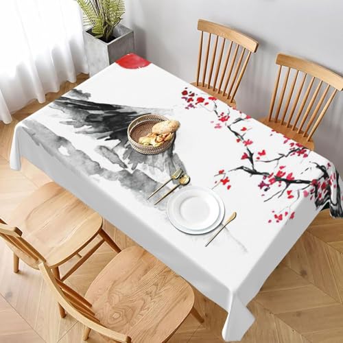 Tischdecke Abwaschbar Japanisch Orientalisch Rechteckig 140x280 cm 3D Tischdecken Landschaft, Tischtuch Ornamente Polyester Gartentischdecke 280x140 Tischwäsche Küche Party a-487 Tischdecke Abwaschbar Japanisch Orientalisch Rechteckig 140x280 cm 3D Tischdecken Landschaft, Tischtuch Ornamente Polyester Gartentischdecke 280x140 Tischwäsche Küche Party a-487 von Aozhiswe