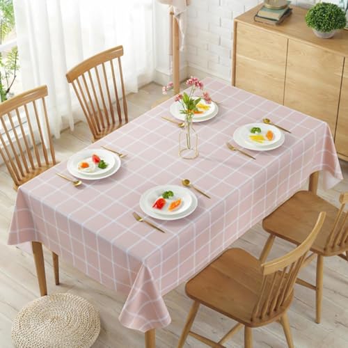 Tischdecke Abwaschbar Kariertes Schachbrettmuster Outdoor Quadratisch 140x140 cm 3D Tischdecken Rosa, Tischtuch Ornamente Polyester Gartentischdecke 140 x 140 Tischwäsche Wetterfest a-904 Tischdecke Abwaschbar Kariertes Schachbrettmuster Outdoor Quadratisch 140x140 cm 3D Tischdecken Rosa, Tischtuch Ornamente Polyester Gartentischdecke 140 x 140 Tischwäsche Wetterfest a-904 von Aozhiswe