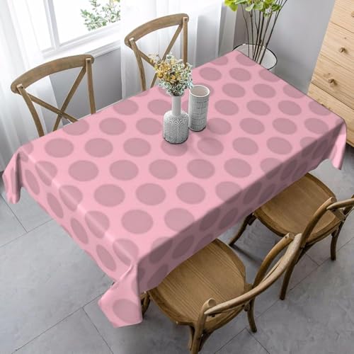 Tischdecke Abwaschbar Kreisförmige Punkte Outdoor Rechteckig 140x350 cm 3D Tischdecken Süßes Pink, Tischtuch Ornamente Polyester Gartentischdecke 350x140 Tischwäsche Wetterfest a-5759 Tischdecke Abwaschbar Kreisförmige Punkte Outdoor Rechteckig 140x350 cm 3D Tischdecken Süßes Pink, Tischtuch Ornamente Polyester Gartentischdecke 350x140 Tischwäsche Wetterfest a-5759 von Aozhiswe