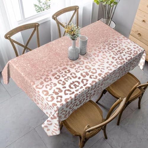 Tischdecke Abwaschbar Leopard Rechteckig 140x240 cm 3D Tischdecken Rosa Farbverlauf Abstrakt, Tischtuch Ornamente Polyester Gartentischdecke 240x140 Tischwäsche Küche Party a-596 Tischdecke Abwaschbar Leopard Rechteckig 140x240 cm 3D Tischdecken Rosa Farbverlauf Abstrakt, Tischtuch Ornamente Polyester Gartentischdecke 240x140 Tischwäsche Küche Party a-596 von Aozhiswe