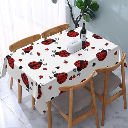 Tischdecke Abwaschbar Niedlicher Marienkäfer Outdoor Quadratisch 90x90 cm 3D Tischdecken Kinder, Tischtuch Ornamente Polyester Gartentischdecke 90 x 90 Tischwäsche Wetterfest a-3781 Tischdecke Abwaschbar Niedlicher Marienkäfer Outdoor Quadratisch 90x90 cm 3D Tischdecken Kinder, Tischtuch Ornamente Polyester Gartentischdecke 90 x 90 Tischwäsche Wetterfest a-3781 von Aozhiswe