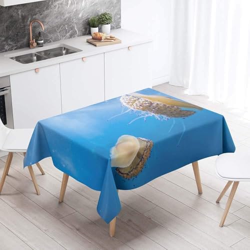 Tischdecke Abwaschbar Qualle Outdoor Rechteckig 140x280 cm 3D Tischdecken Meereslebewesen, Tischtuch Ornamente Polyester Gartentischdecke 280x140 Tischwäsche Wetterfest a-7187 Tischdecke Abwaschbar Qualle Outdoor Rechteckig 140x280 cm 3D Tischdecken Meereslebewesen, Tischtuch Ornamente Polyester Gartentischdecke 280x140 Tischwäsche Wetterfest a-7187 von Aozhiswe