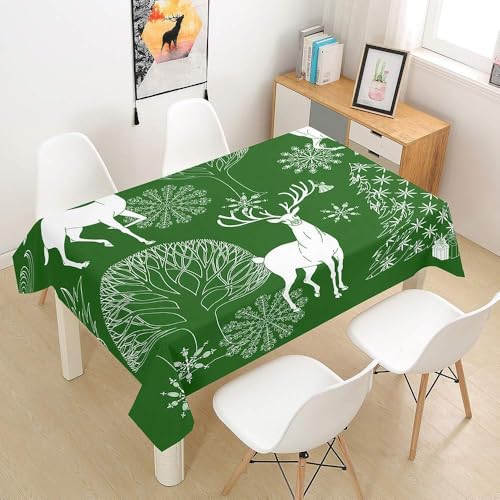 Tischdecke Abwaschbar Rotwild Wald Rechteckig 140x280 cm 3D Tischdecken Weihnachtsmotiv, Tischtuch Ornamente Polyester Gartentischdecke 280x140 Tischwäsche Küche Party a-407 Tischdecke Abwaschbar Rotwild Wald Rechteckig 140x280 cm 3D Tischdecken Weihnachtsmotiv, Tischtuch Ornamente Polyester Gartentischdecke 280x140 Tischwäsche Küche Party a-407 von Aozhiswe